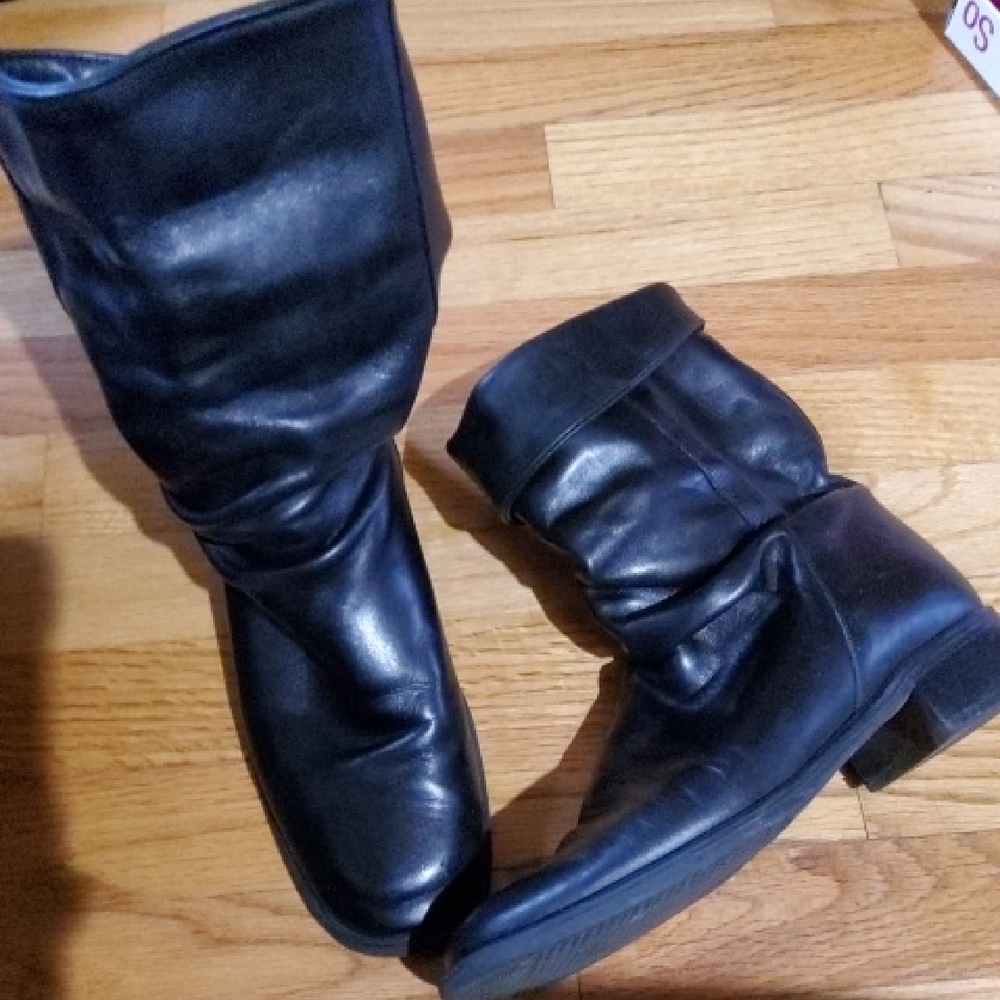 Santana Canada Midnight Black Heeled Boots